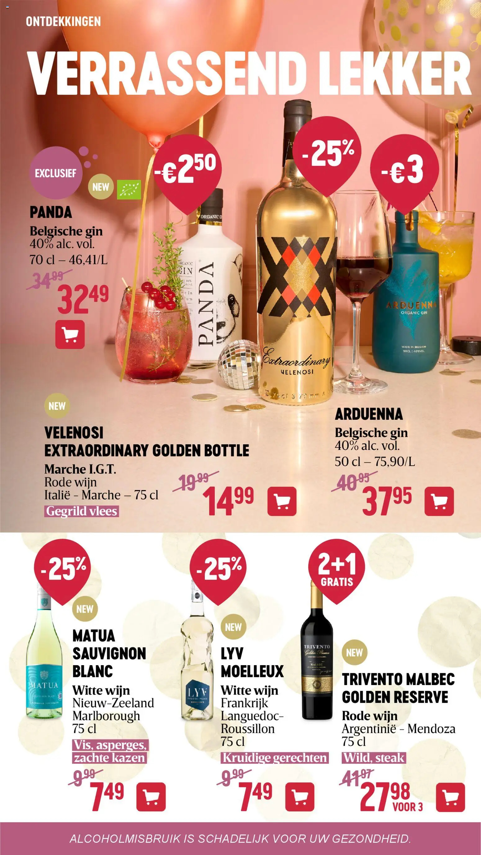 {H1} | Pagina: 16 | Producten: Wijn, Pulykaszárny, Sós kalács, Gin