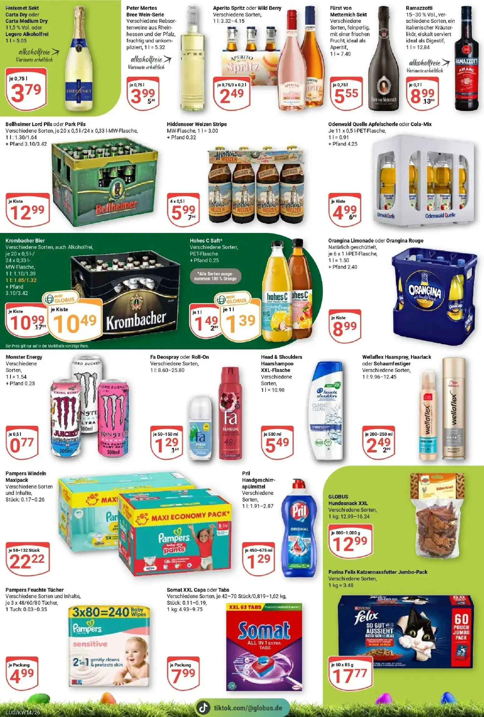 Globus prospekt Ludwigshafen-Oggersheim	 – gültig ab 29.03.2026 | Seite: 10 | Produkte: Energy, Bier, Sekt, Krombacher