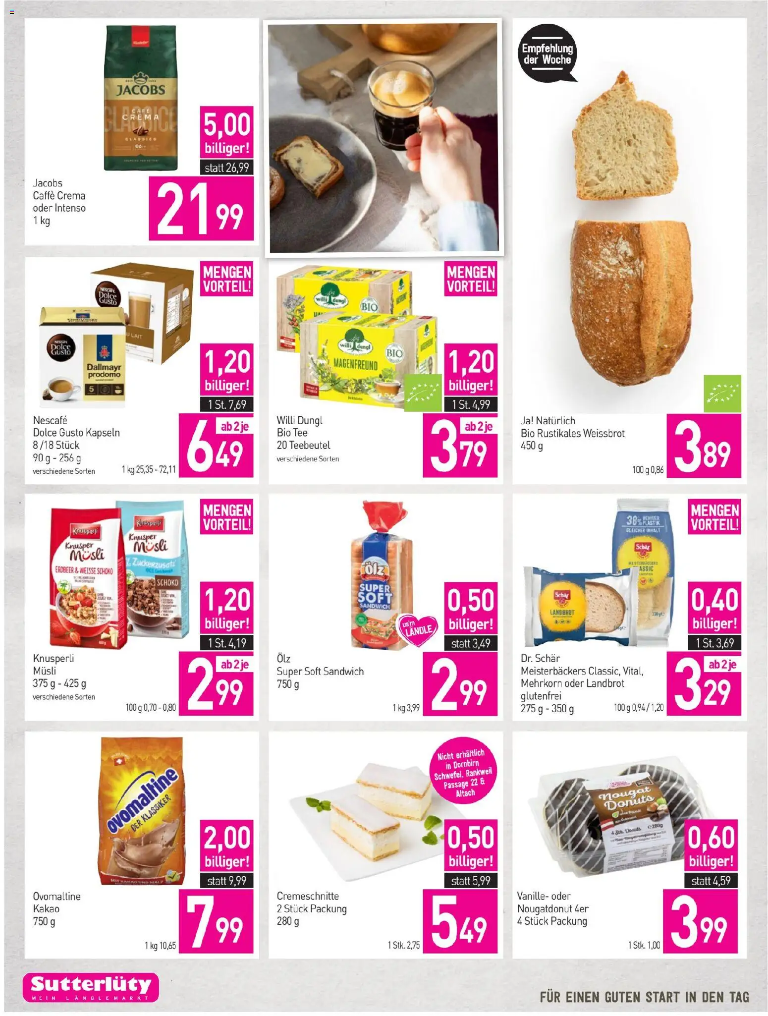 Sutterlüty Flugblatt gültig ab 15.01.2026 | Seite: 12 | Produkte: Tee