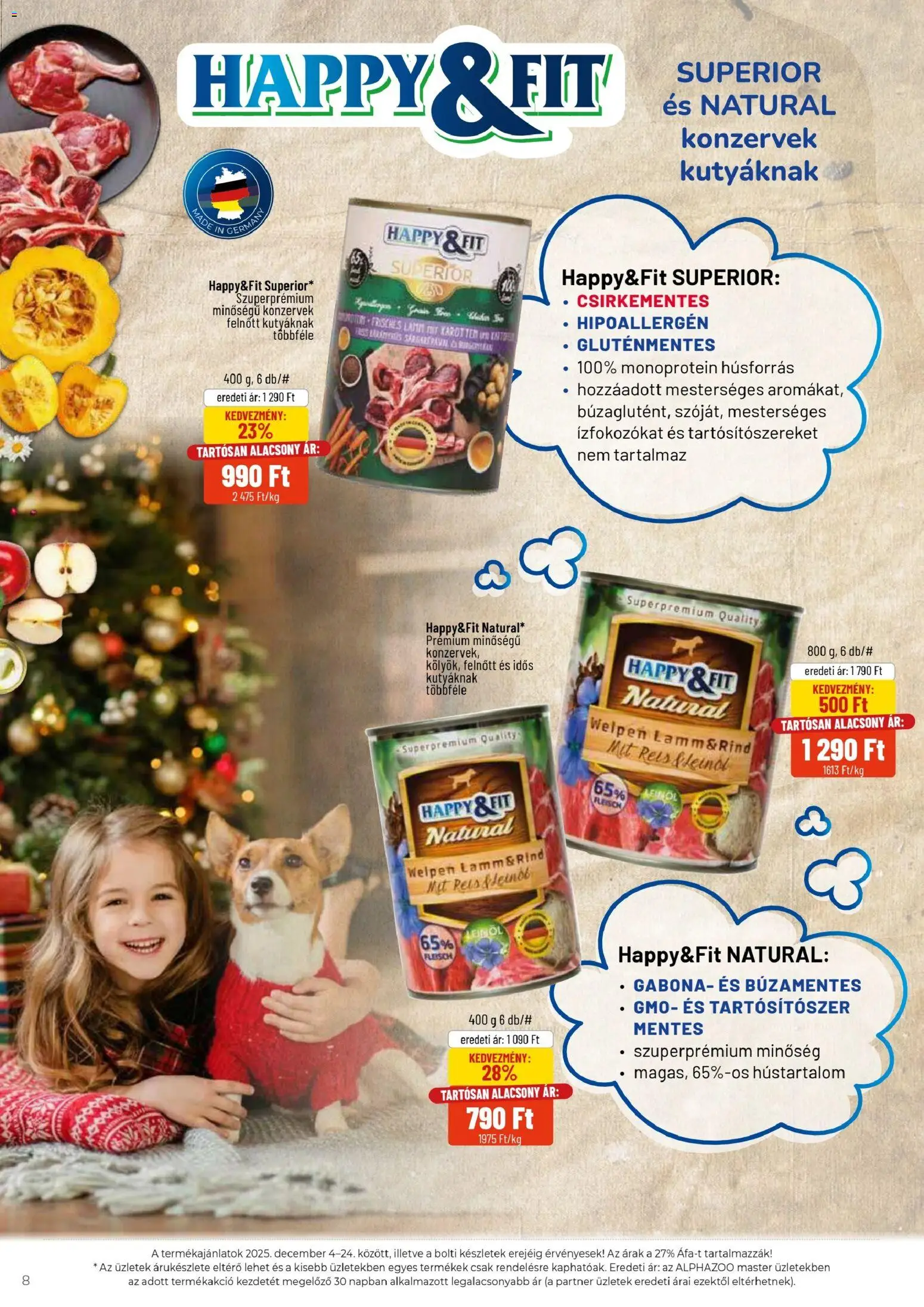 AlphaZoo akciós ujság - amely érvényes a következő dátumtól: 04.12.2025 | Oldal: 8 | Termékek: Gluténmentes