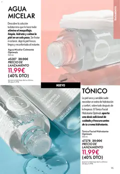 Vista previa Oriflame - Catálogo Campaña 4 válido desde el 11.03.2026 | Página: 95 | Productos: Agua micelar, Crema, Toner