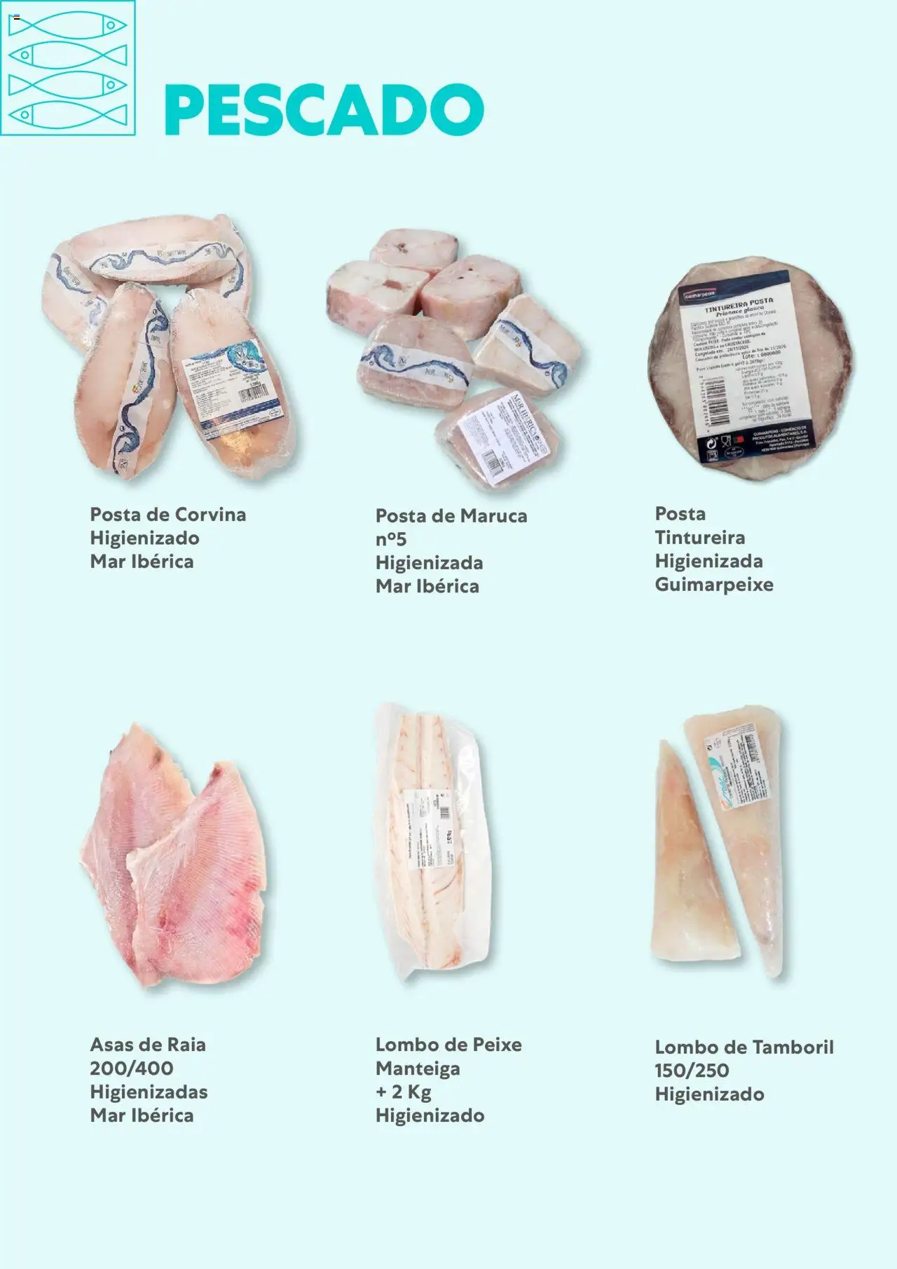 Recheio - Congelados do Mar e da Terra │ válido de 14.07.2025 | Página: 18 | Produtos: Manteiga, Lombo, Tamboril, Peixe