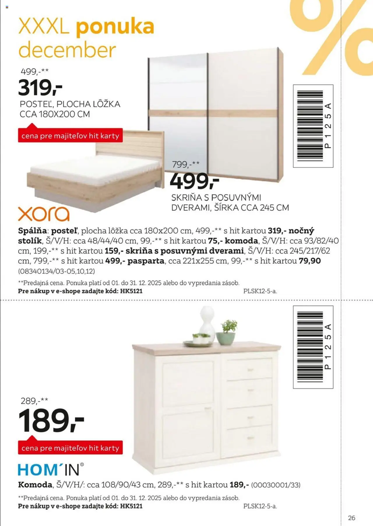 XXXLutz byť verným zákazníkom sa naozaj oplatí │ platný od 01.08.2025 | Strana: 26 | Produkty: Skriňa