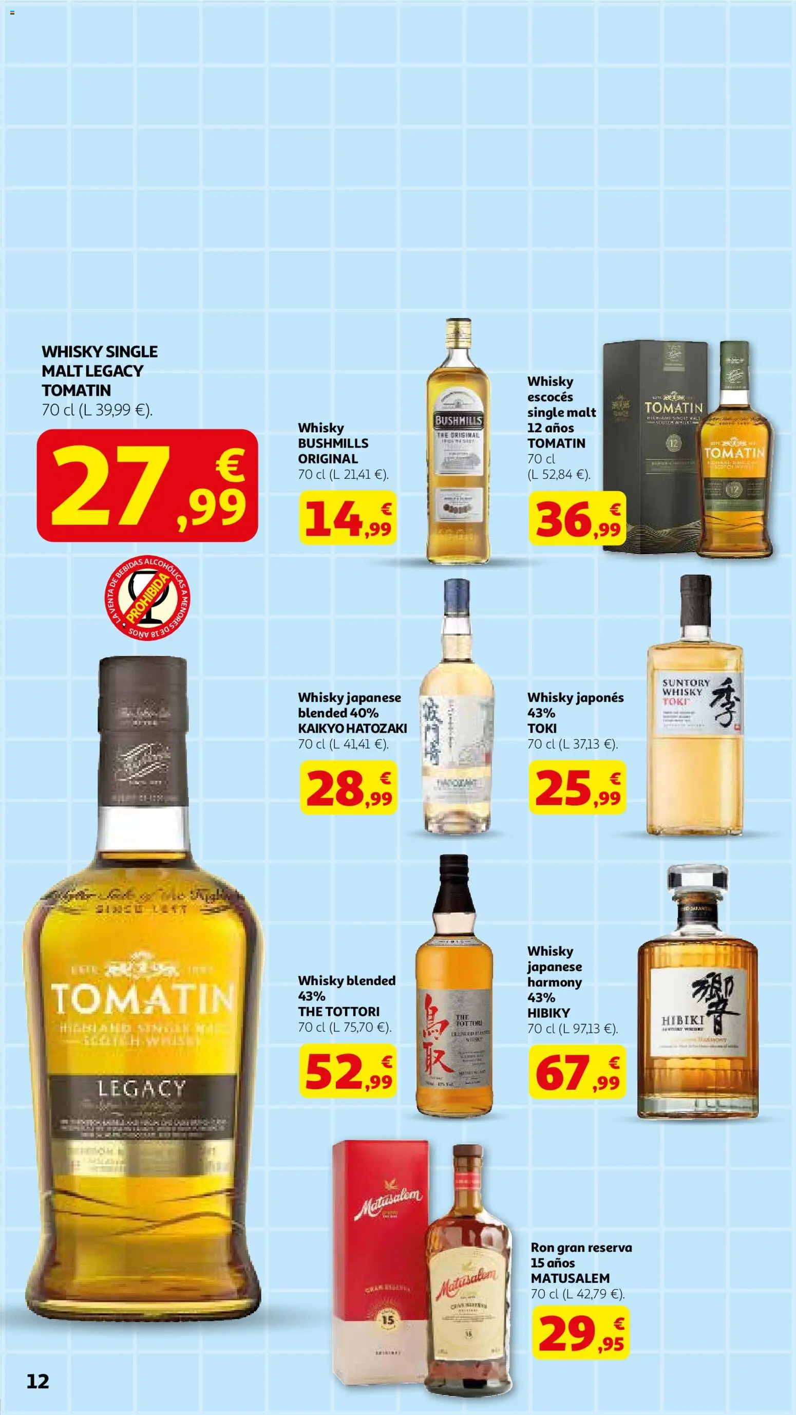 Alcampo - Dia del Padre │ válido desde el 04.03.2026 | Página: 12 | Productos: Ron, Whisky