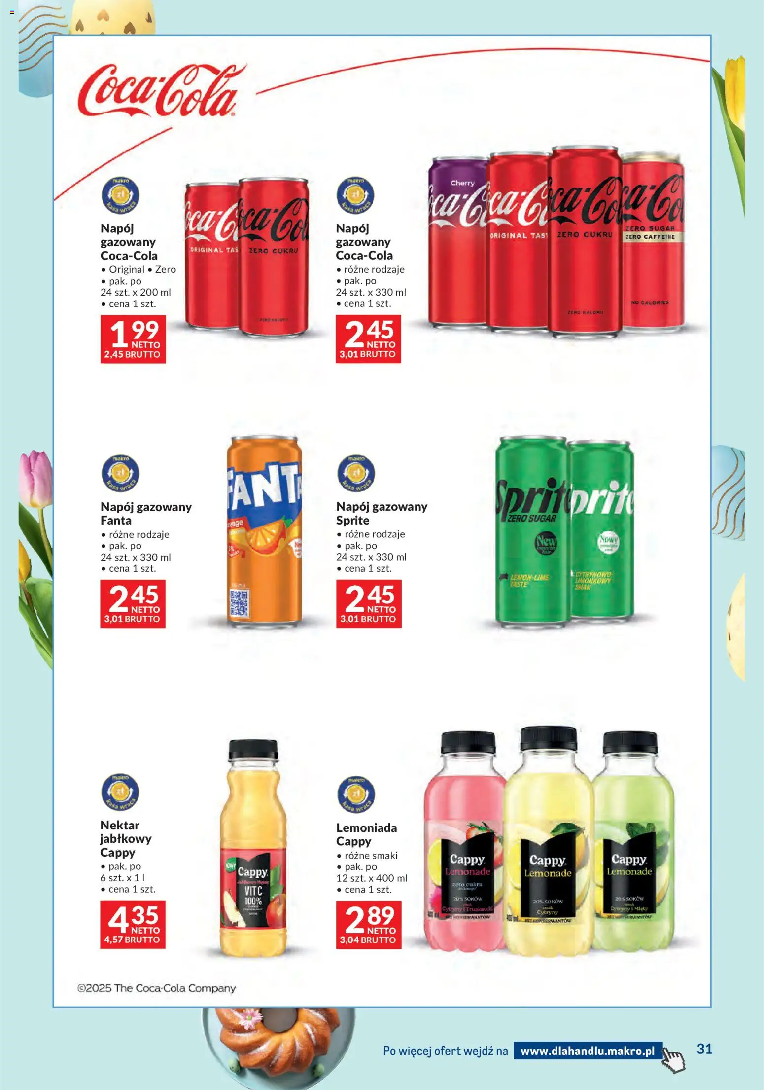 Makro gazetka - Dystrybucja do sklepów od 17.03.2026 | Strona: 31 | Produkty: Sprite, Cytryny