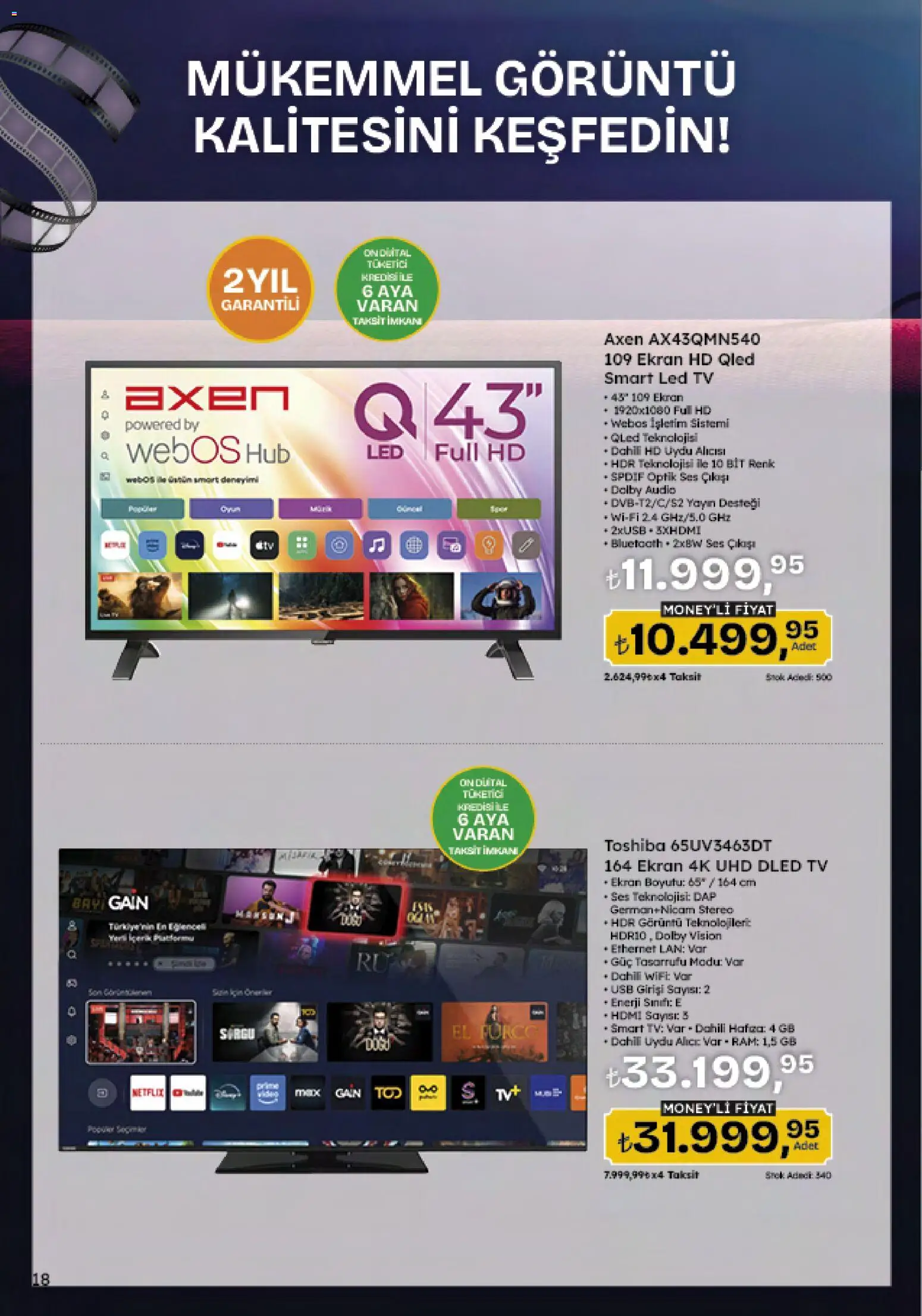 Migros Katalog - 5M Migroskop Dijital - 08.01.2026 tarihinden itibaren geçerlidir | Sayfa: 104 | Ürünler: TV, Ses, Uydu, USB