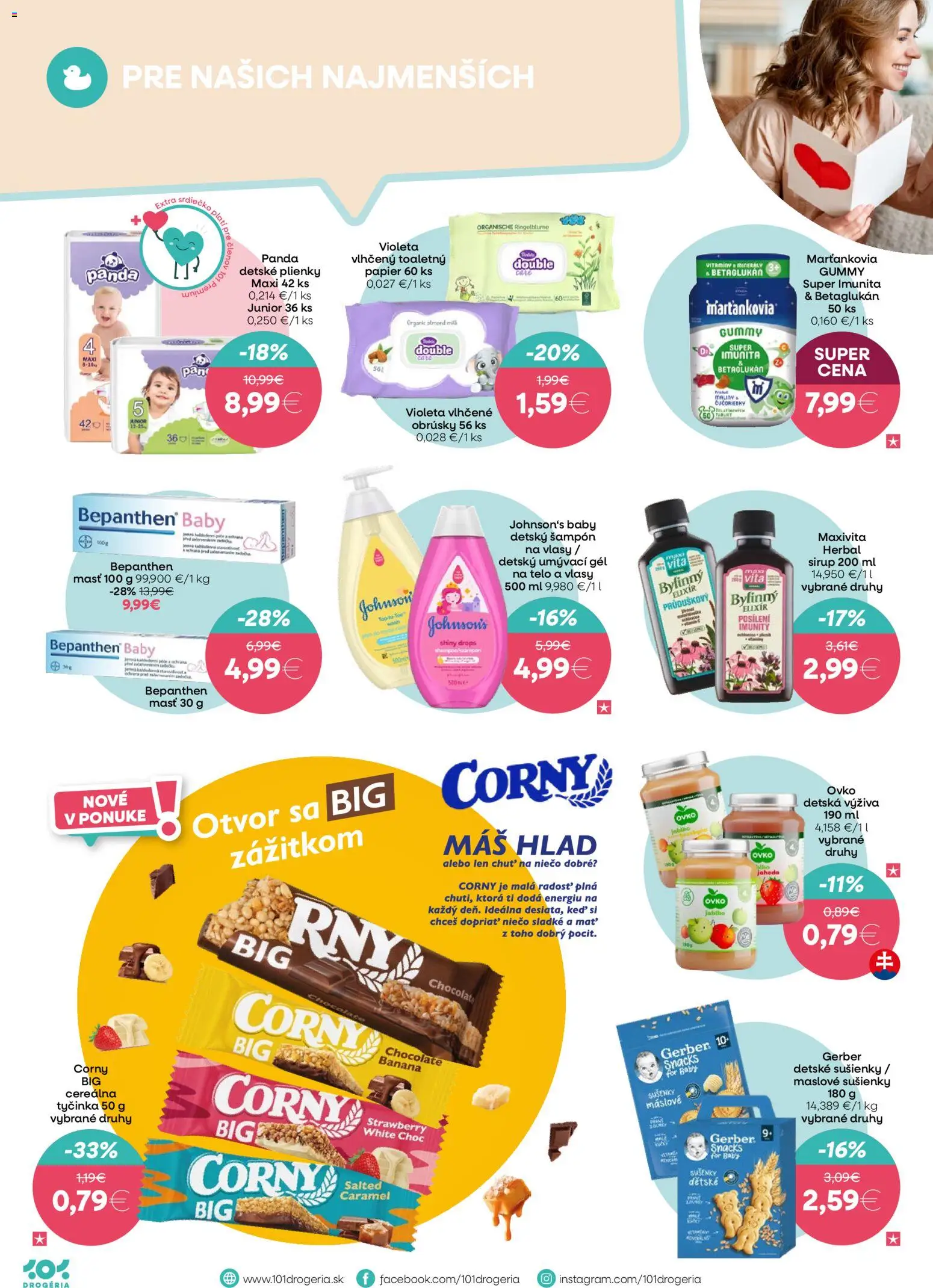 Nové 101 drogerie akcie – leták je platný od 11.02.2026 | Strana: 8 | Produkty: Tablet, Šampón, Marťankovia, Plienky