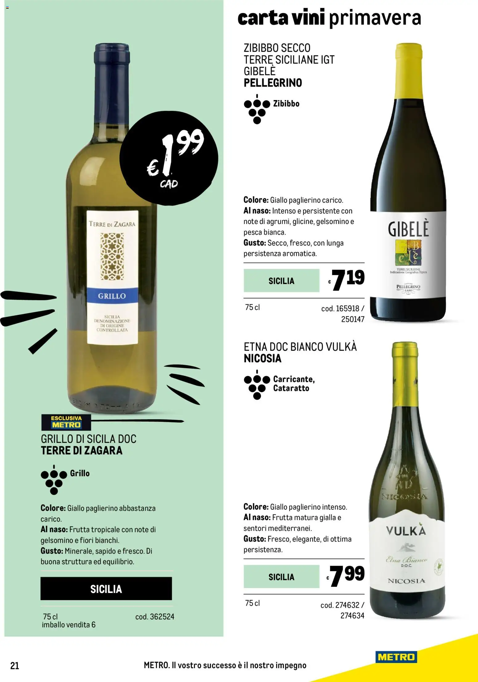 Volantino Metro del 05.03.2026 | Pagina: 21 | Prodotti: Frutta, Pesca