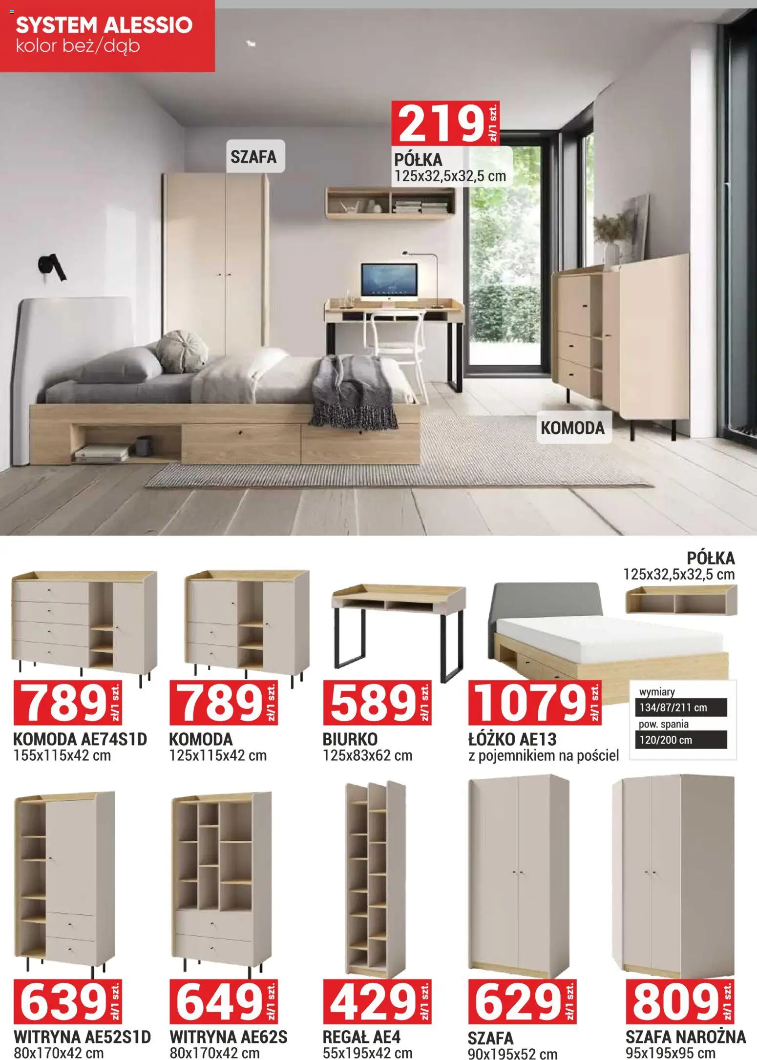 Merkury Market Gazetka - Meble, Wypoczynki, Materace od 01.02.2026 | Strona: 20 | Produkty: Łóżko, Szafa, Komoda, Witryna