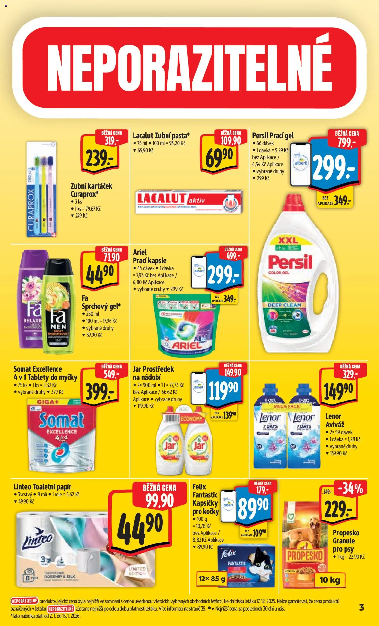 Albert leták - Hypermarket od 02.01.2026 | Strana: 3