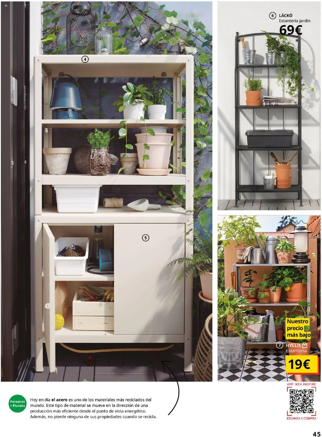 Catálogo IKEA Muebles de exterior │ válido desde el 04.02.2025 | Página: 45