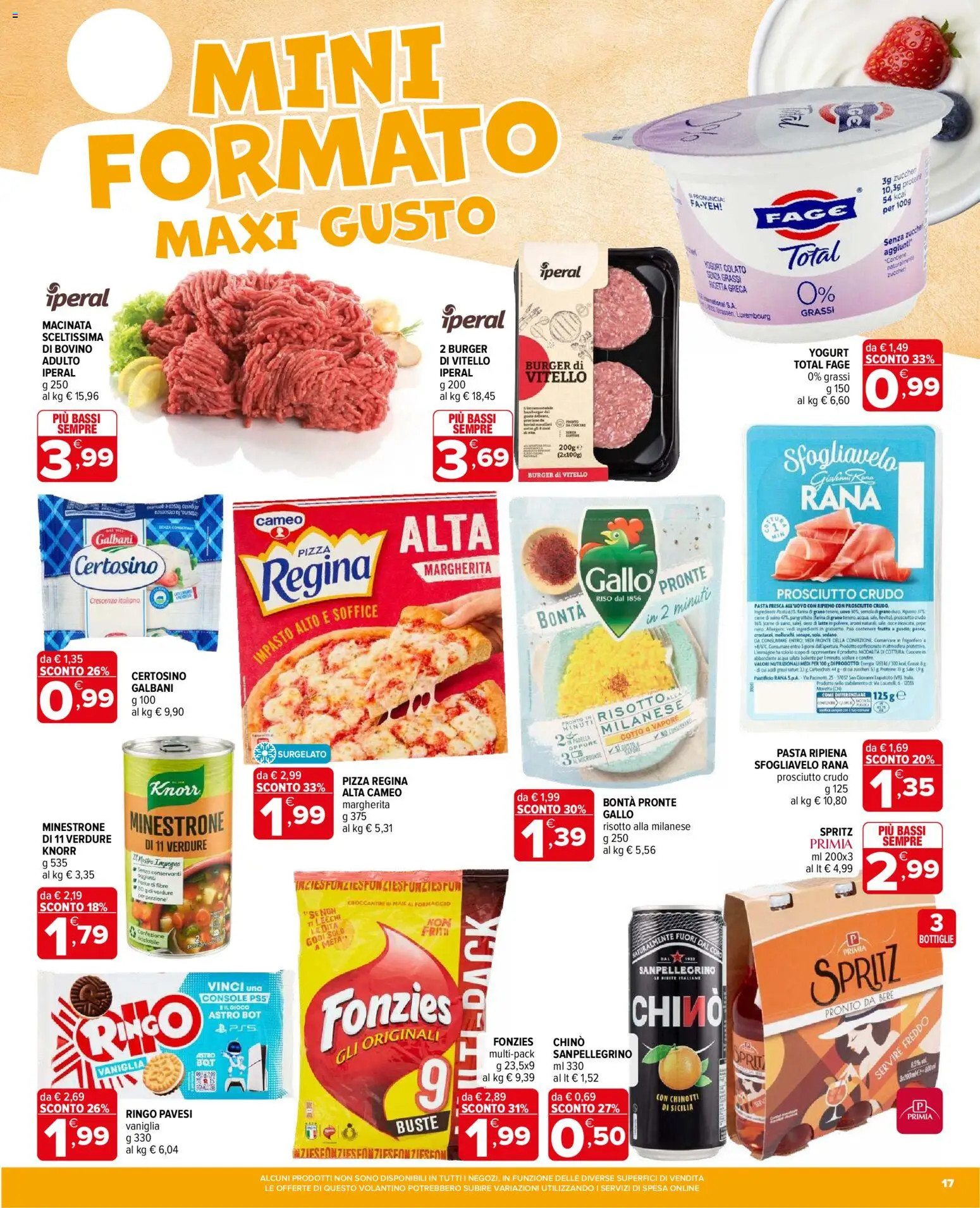 Volantino Iperal del 05.03.2026 | Pagina: 17 | Prodotti: Minestrone, Pasta, Padella, Crescenza