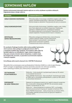 Pogląd oferty "Makro Gazetka - Profesjonalna Gastronomia" - ważna od 01.02.2026 | Strona: 26 | Produkty: Szklanki