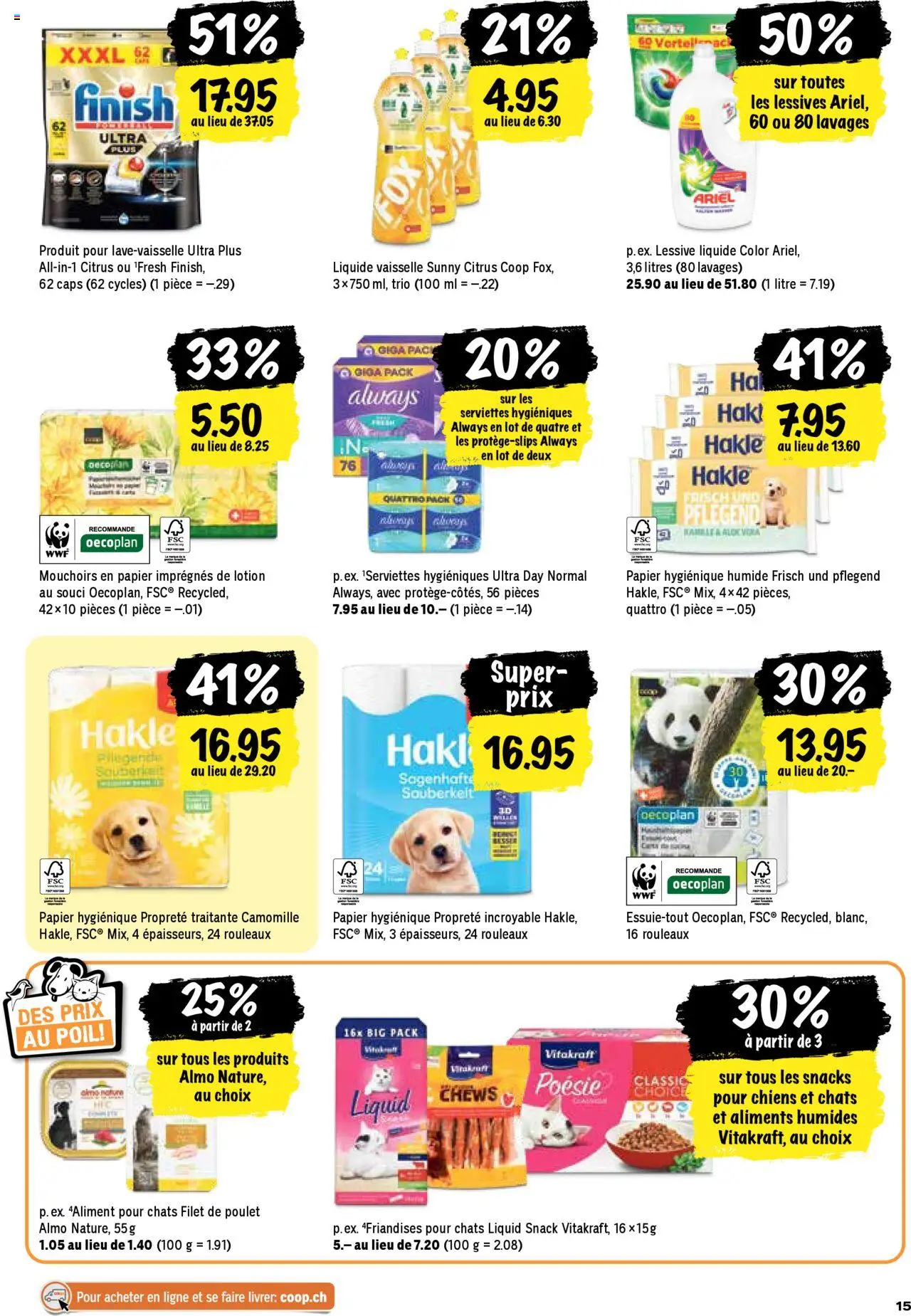 Coop - Les actions de la semaine – gültig ab 25.09.2025 | Seite: 15