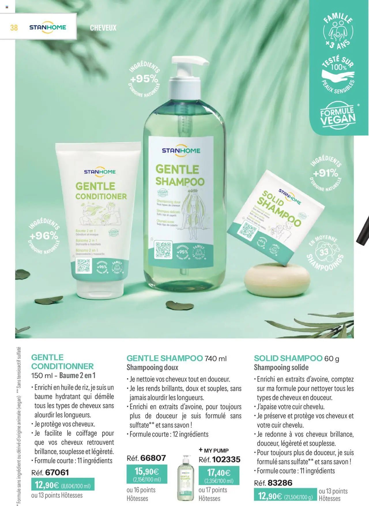 {H1} | Page: 38 | Produits: Shampooing, Masque, Savon, Huile