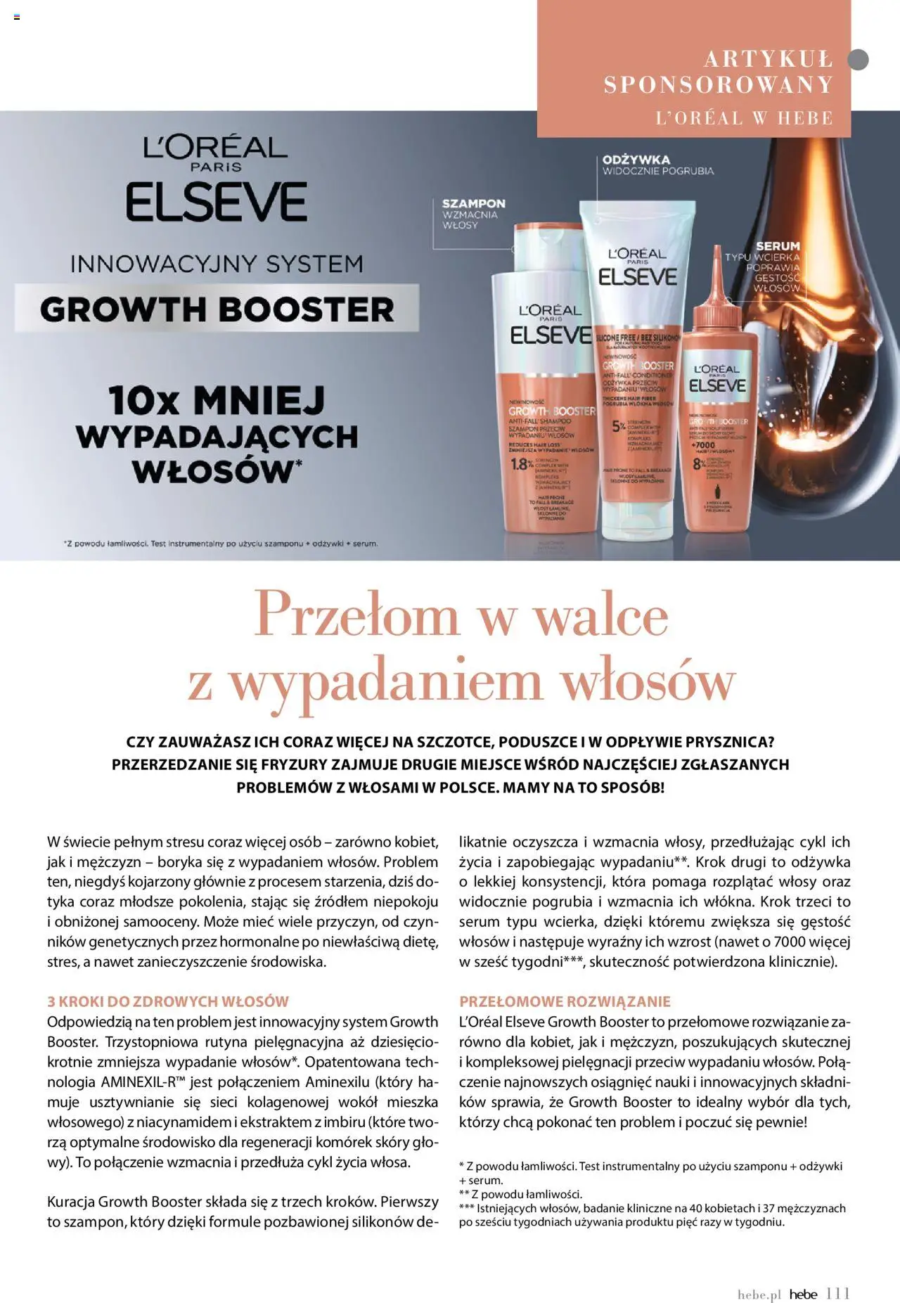 Hebe Gazetka - Magazyn od 01.05.2025 | Strona: 111 | Produkty: Szampon, Odżywka