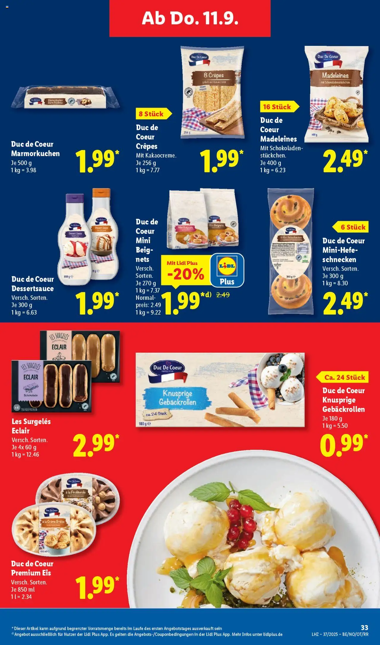 Lidl Prospekt Holzminden 	 - gültig ab dem 08.09.2025 | Seite: 45 | Produkte: Schokolade, Creme, Eis
