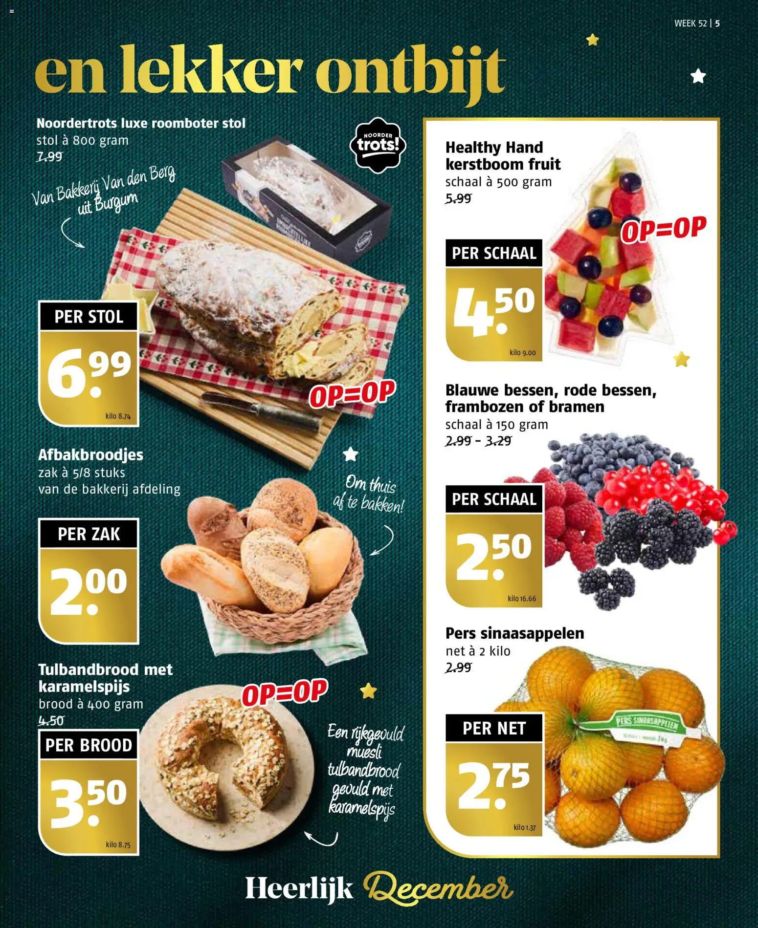 {H1} | Pagina: 5 | Producten: Brood, Schaal, Roomboter, Zak