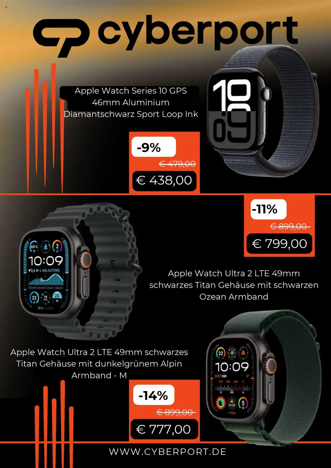 Cyberport Prospekt 	 - gültig ab dem 14.08.2025 | Seite: 3 | Produkte: Apple watch, Apple