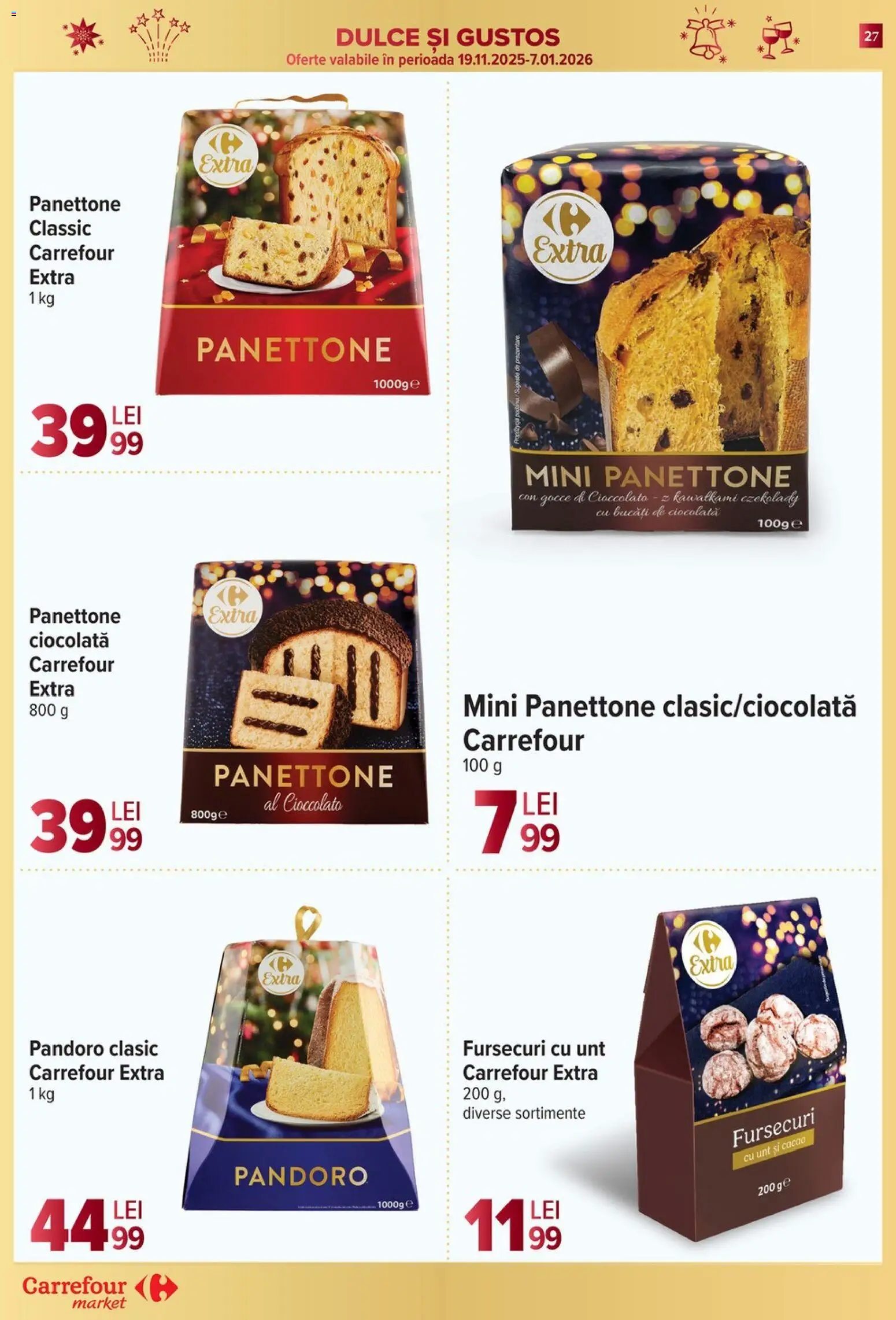 Noul catalog Carrefour – valabil de la 10.12.2025 | Pagină: 27 | Produse: Unt, Ciocolată, Cacao