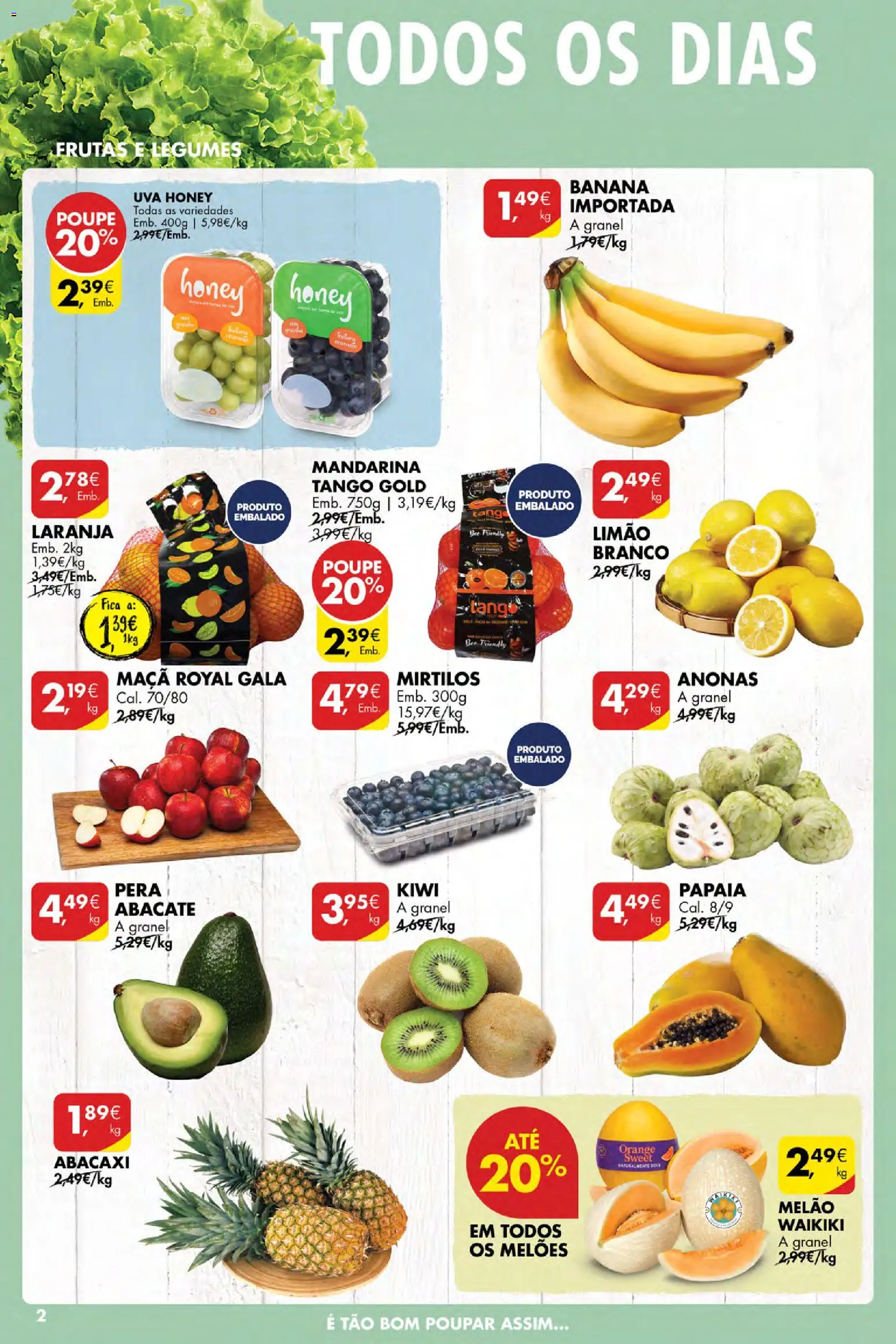 Pingo Doce Poupe Esta Semana Açores │ válido de 30.10.2025 | Página: 2 | Produtos: Abacate, Abacaxi, Kiwi, Mirtilos