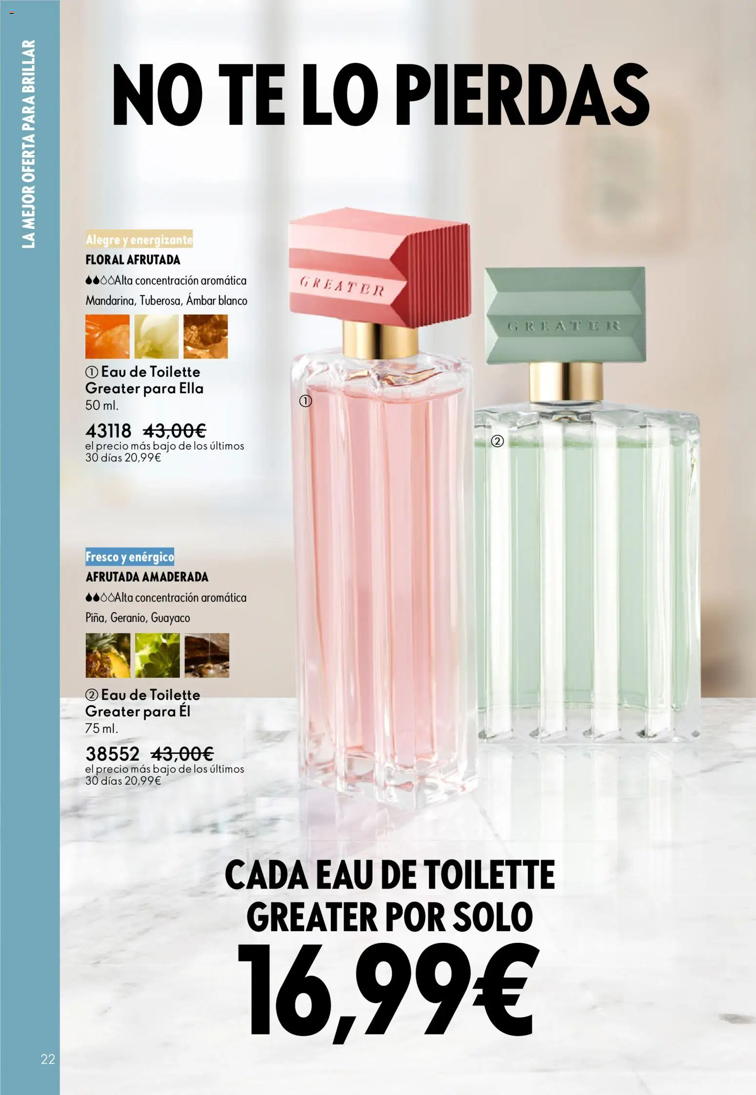 Oriflame - Catálogo Campaña 1 │ válido desde el 31.12.2025 | Página: 22 | Productos: Eau de toilette, Té