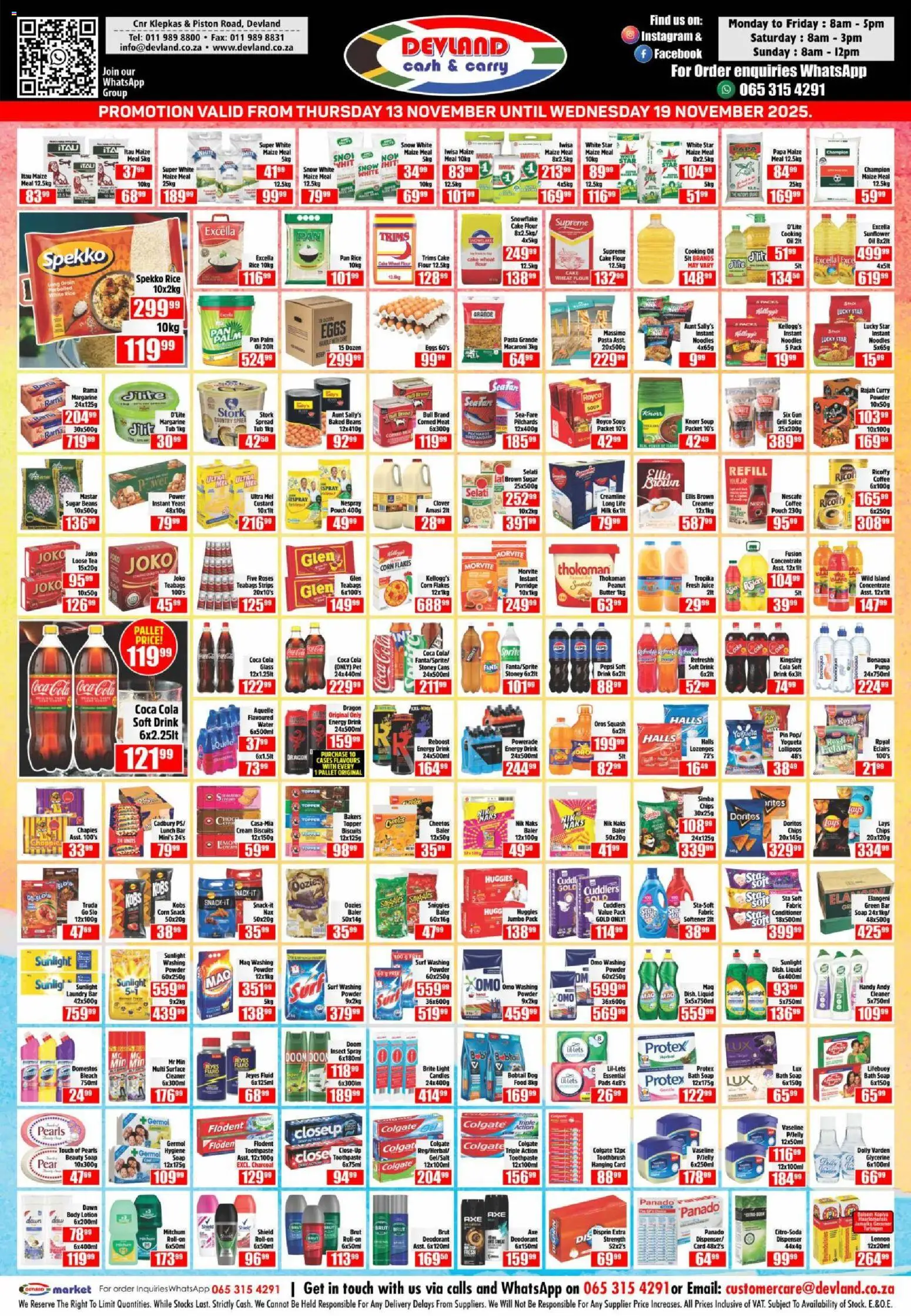 New Devland catalogue – valid from 13.11.2025 | Page: 1 | Products: Cake, Milk, Creamer, Coffee