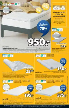 JYSK Gazetka od 30.07.2025 | Strona: 13 | Produkty: Materac, Pianki, Materac składany