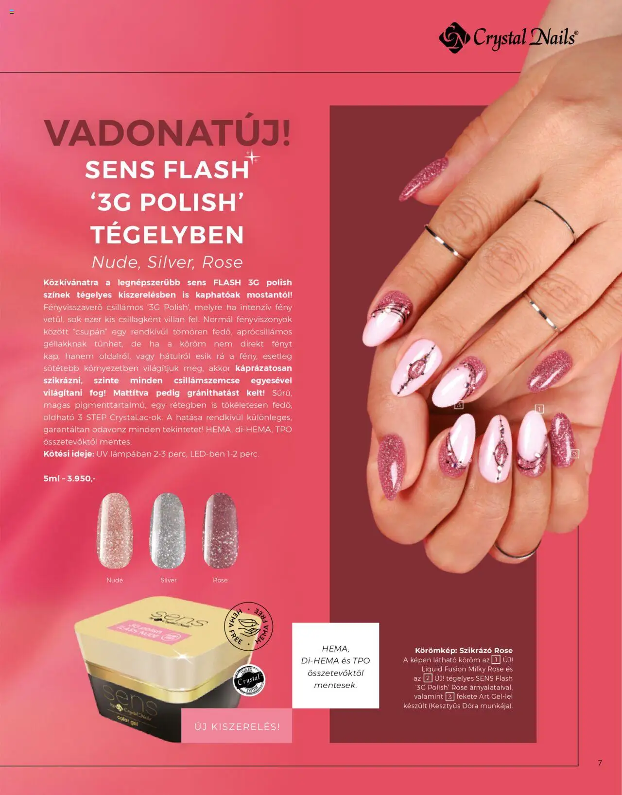 Crystal Nails akciós ujság - amely érvényes a következő dátumtól: 01.06.2025 | Oldal: 7