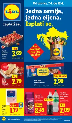Lidl Letak - Pregled kataloga iz trgovine Lidl, vrijedi od 07.04.2026