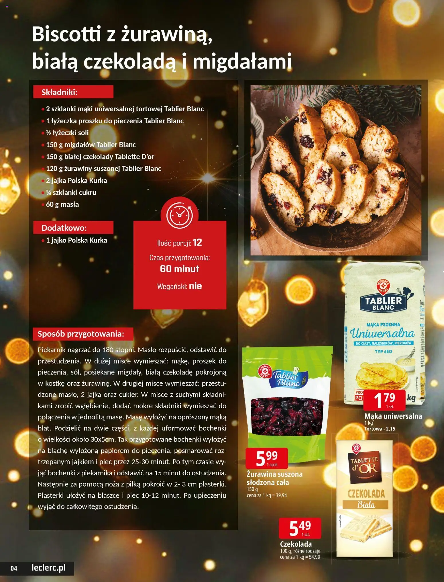 E.Leclerc Gazetka - Święta od 09.12.2025 | Strona: 4 | Produkty: Czekolady, Piekarnik, Masło, Jajka