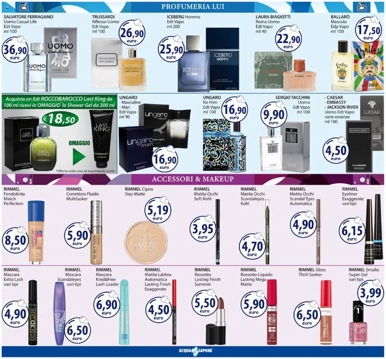 Volantino Acqua e Sapone del 11.08.2025 | Pagina: 3 | Prodotti: Mascara, Rossetto, The, Cipria