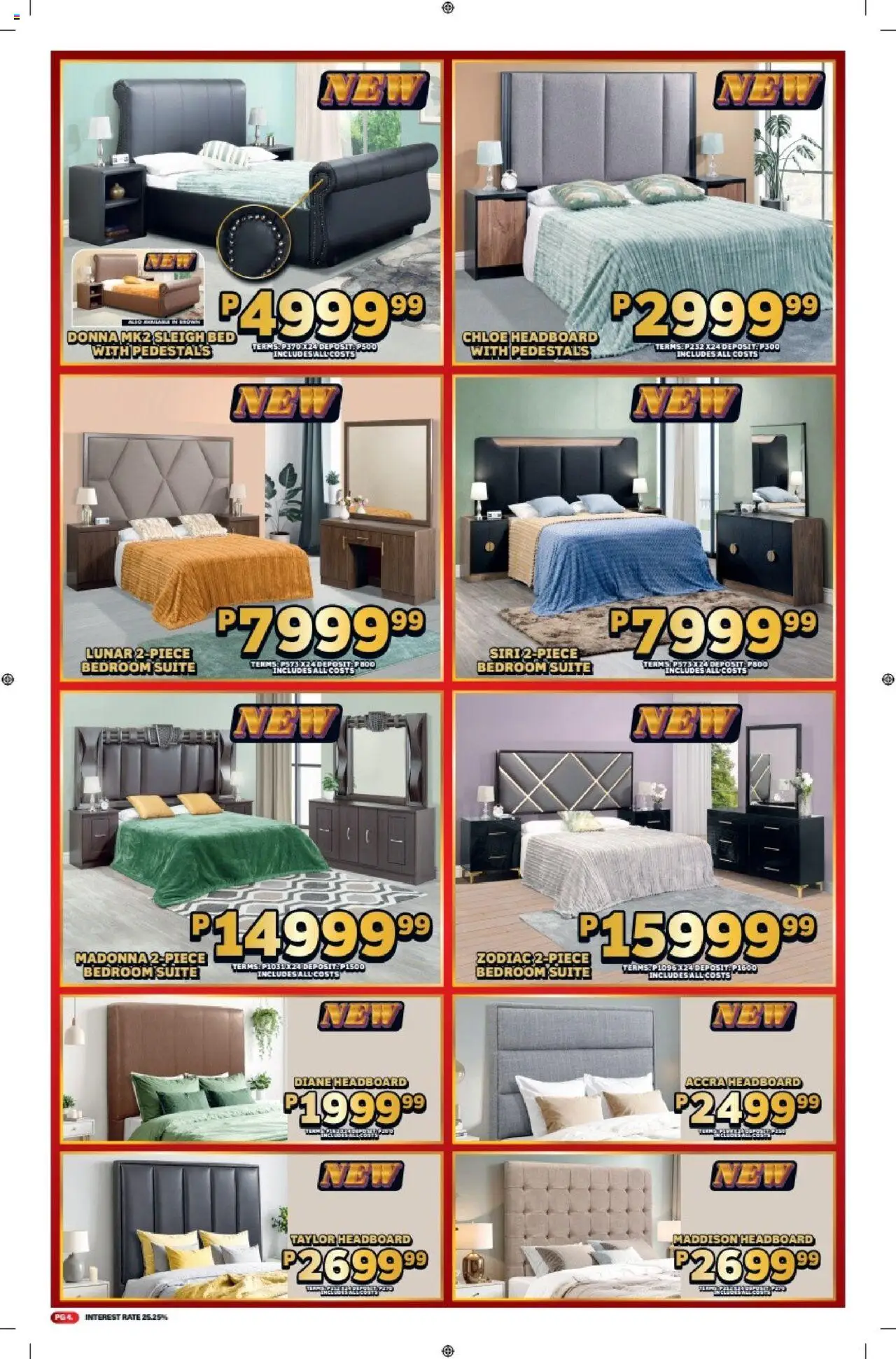 Lewis Stores - Botswana Brochure │ valid from 11.08.2025 | Page: 4 | Products: Headboard, Bed