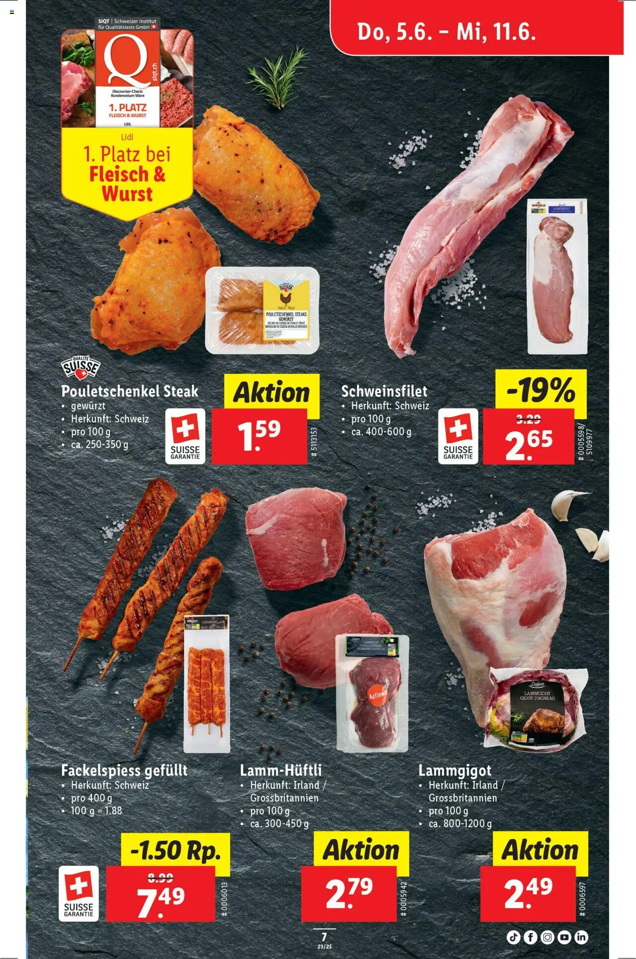 Lidl Aktionen ab 05.06.2025 | Seite: 7 | Produkte: Wurst