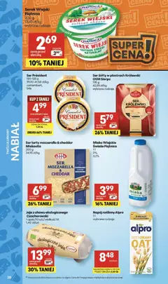 Pogląd oferty "Delikatesy Centrum Gazetka" - ważna od 05.02.2026 | Strona: 20 | Produkty: Alpro, Ser, Zapiekanki, Jaja