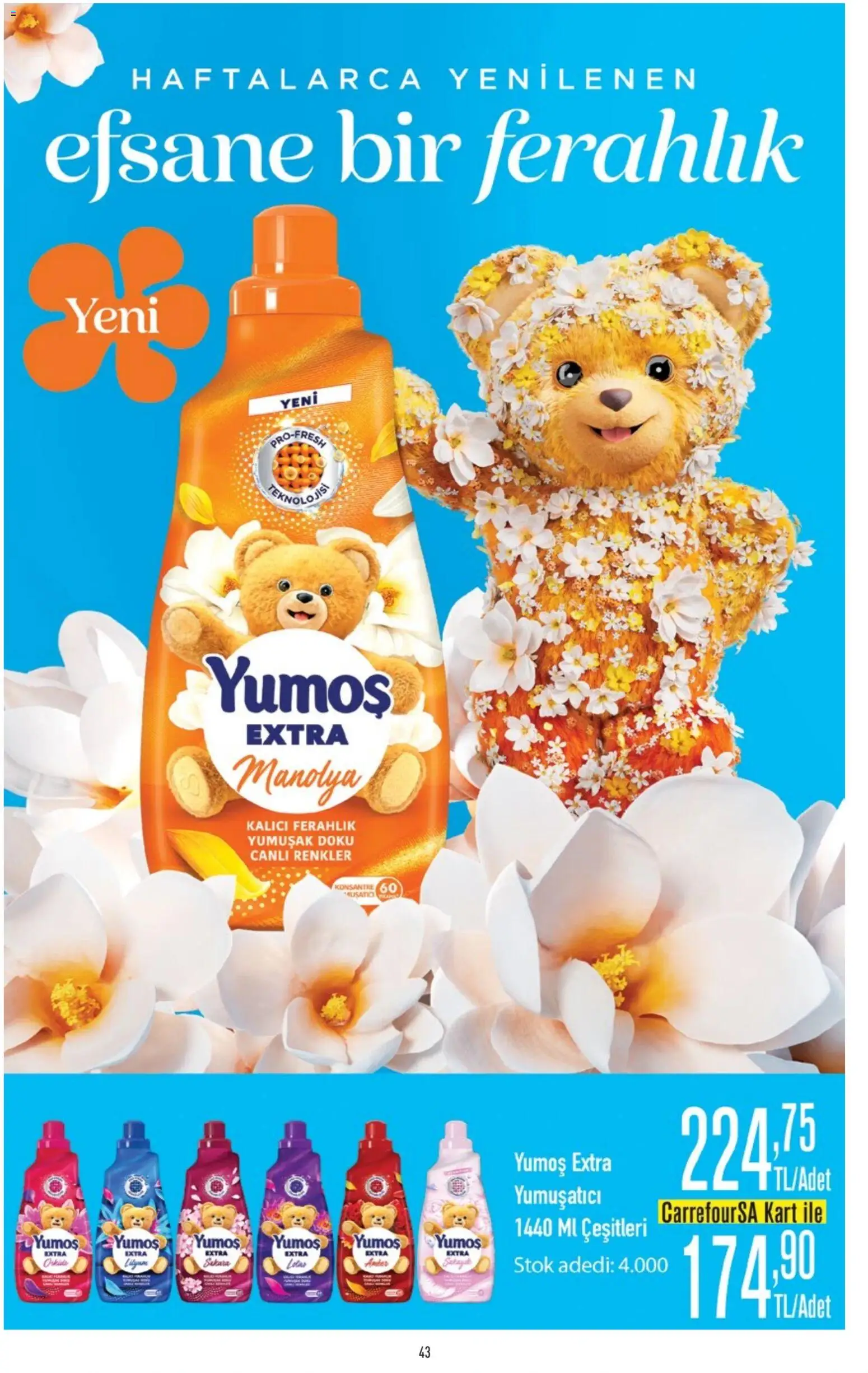 CarrefourSA Katalog - 15.01.2026 tarihinden itibaren geçerlidir | Sayfa: 43 | Ürünler: Yumuşatıcı