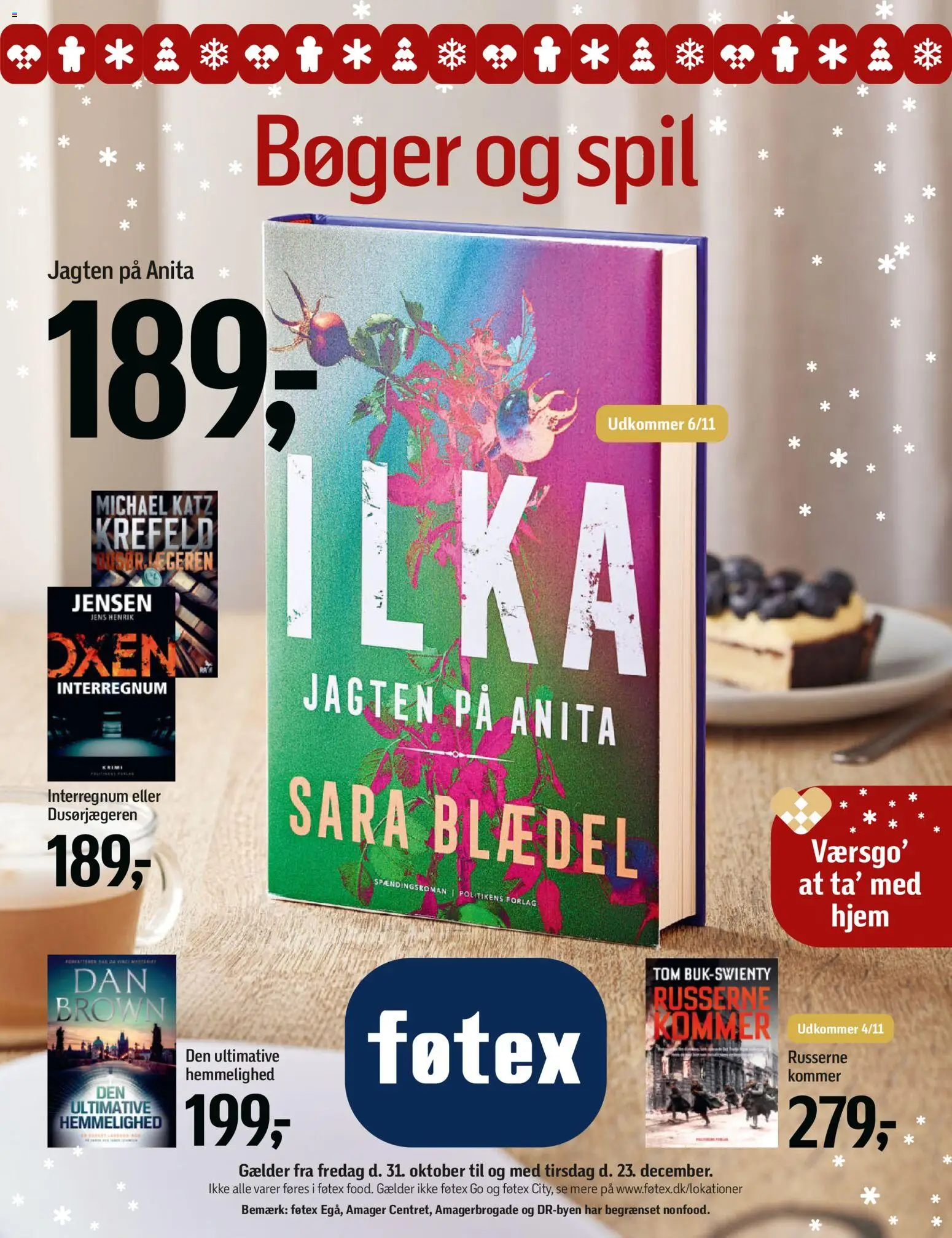 Føtex tilbudsavis – gyldig fra 31.10.2025 | Side: 1 | Produkter: Spil