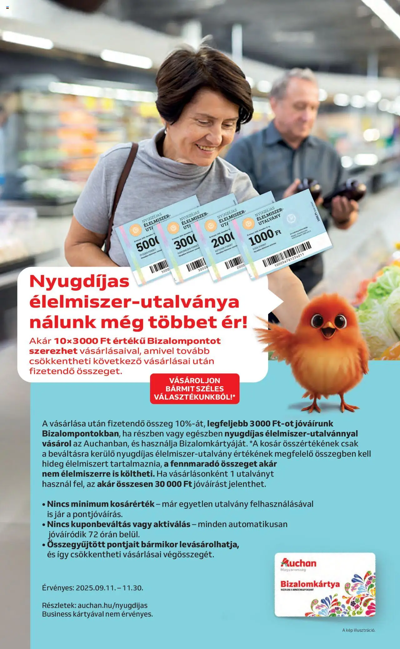 Auchan akciós ujság - amely érvényes a következő dátumtól: 16.10.2025 | Oldal: 15 | Termékek: Kosár