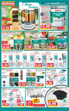 Norma - Prévisualisation de Norma catalogue valide à partir de 08.04.2026 | Page: 3 | Produits: Peinture Blanche, Couches, Pinceau, Rouleau