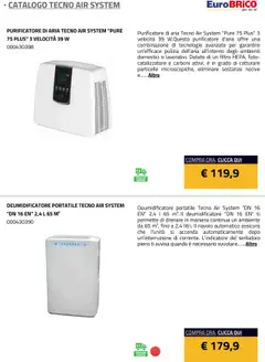 Volantino Eurobrico del 23.07.2025 | Pagina: 50 | Prodotti: Deumidificatore, Purificatore d'aria