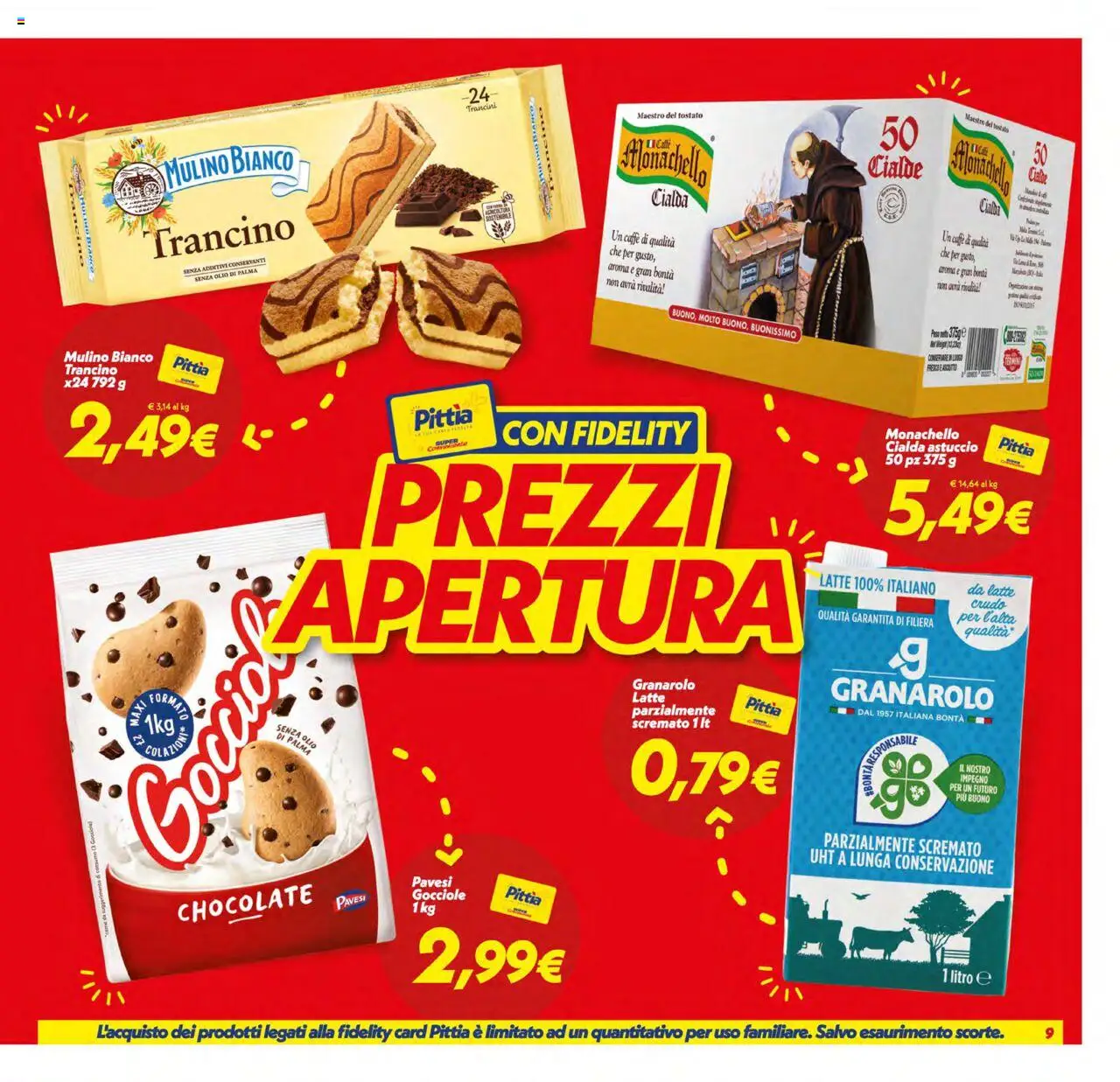 Volantino SuperConveniente del 17.10.2025 | Pagina: 9 | Prodotti: Caffè, Olio, Cocco, Astuccio