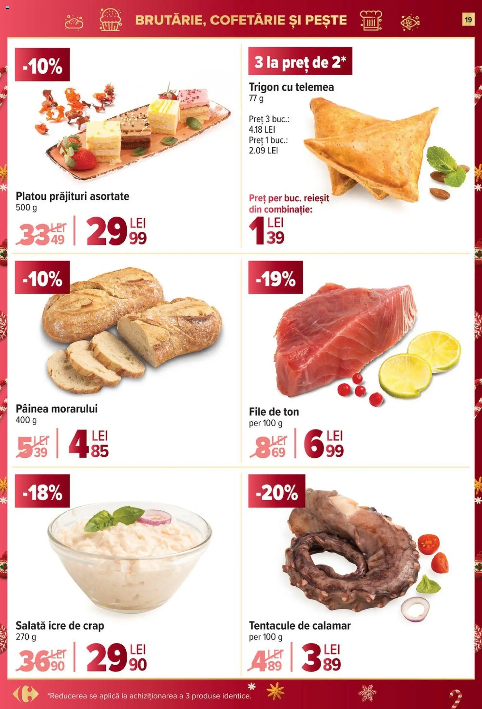Noul catalog Carrefour – valabil de la 26.11.2025 | Pagină: 19 | Produse: Pește, Salată