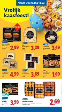 Lidl folder week 12  - Voorbeeld van een folder van Lidl, geldig van 16.03.2026 | Pagina: 21 | Producten: Ham, Prei, Kész piskótalap, Cheddar