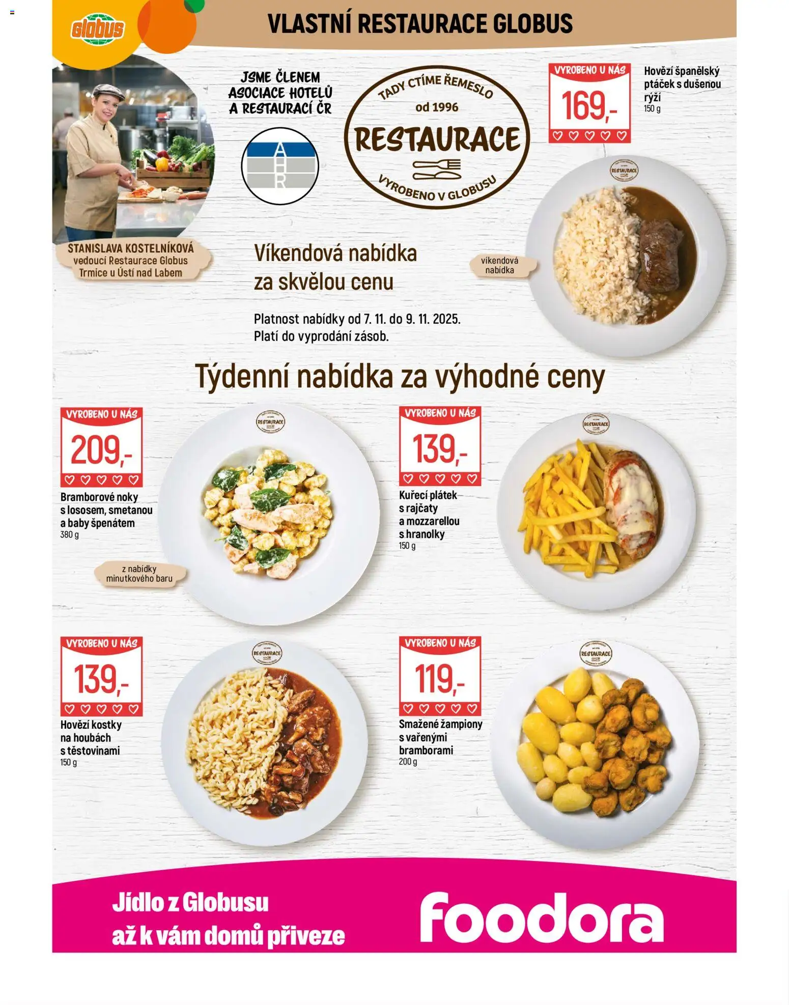 Globus leták - Trmice od 05.11.2025 | Strana: 7 | Produkty: Noky, Bramborové noky, Rýži, Kostky