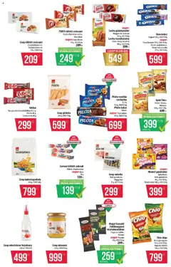 COOP akciós ujság - amely érvényes a következő dátumtól: 07.08.2025 | Oldal: 9 | Termékek: Chips, Meggy, Édesítőszer, Kukoricapehely