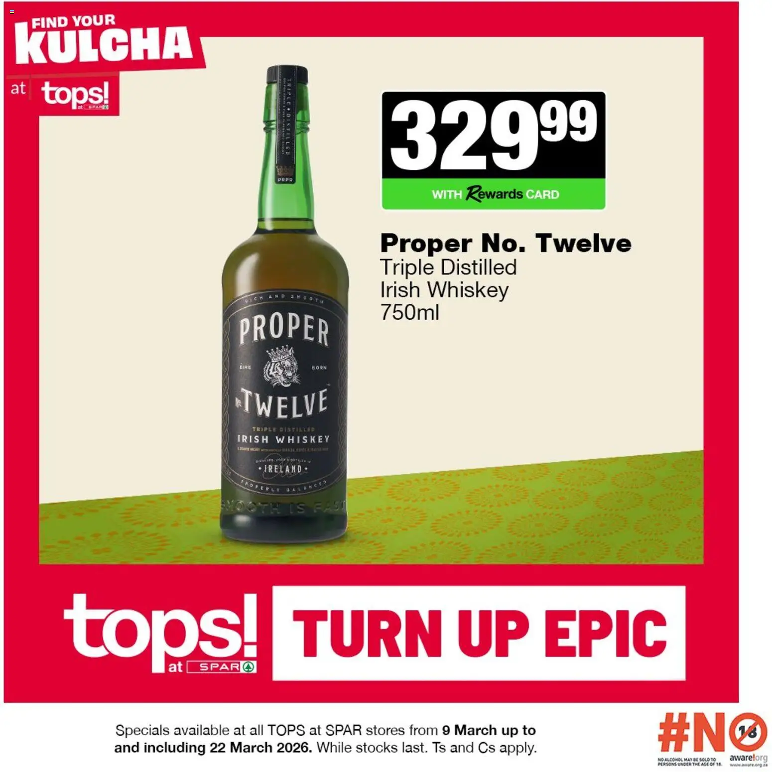 New Tops at Spar catalogue – valid from 09.03.2026 | Page: 7 | Products: Whiskey