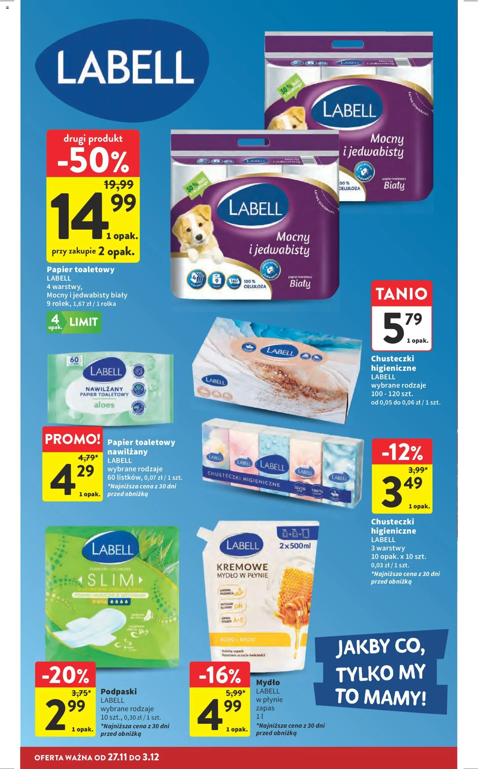 Intermarche Black Friday od 27.11.2025 | Strona: 25 | Produkty: Papier toaletowy, Mydło w płynie, Zapach, Mydło