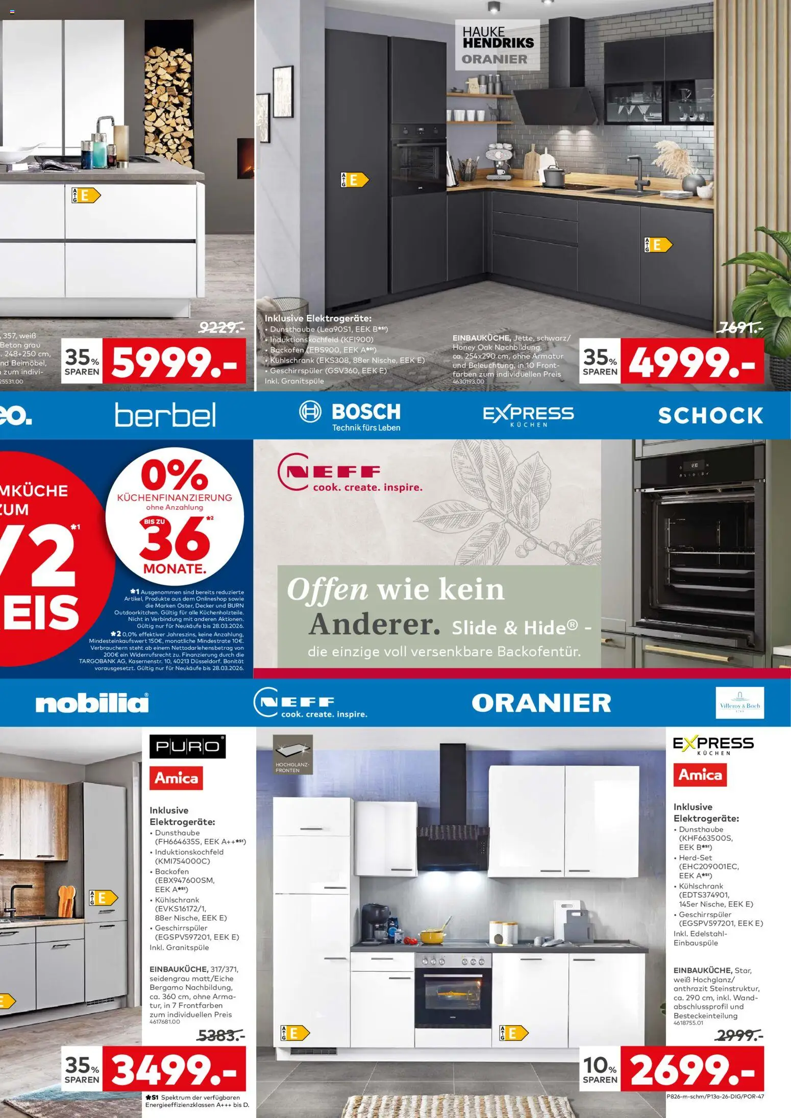 Porta! Küchenwelt Aachen – gültig ab 16.03.2026 | Seite: 3 | Produkte: Bosch, Geschirrspüler, Armatur, Backofen