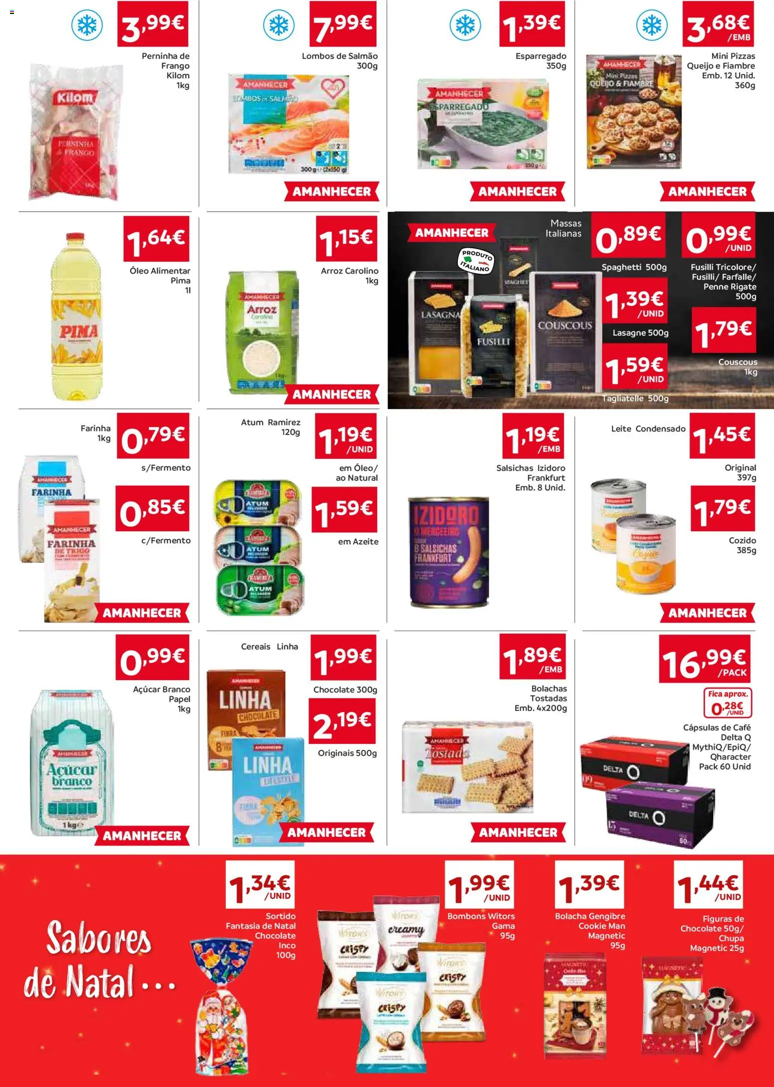 Amanhecer Folheto Madeira │ válido de 06.11.2025 | Página: 3 | Produtos: Atum, Delta q, Chocolate, Açúcar