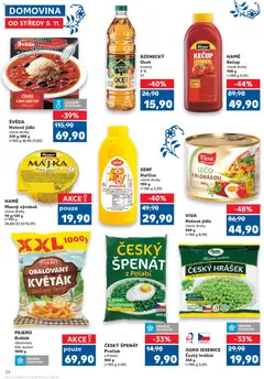 Náhled letáku VIVA Lečo s klobásou, Hotové jídlo různé druhy 500 g od 05.11.2025 | Strana: 24 | Produkty: Ocet, Hořčice, Lečo, Bzenecký Ocet